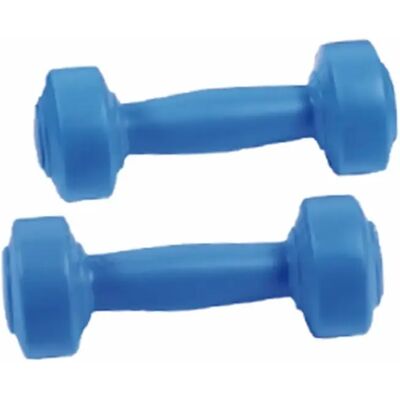 Haltères Sporti France 05 Kg - Vinyle, Bleu, 2x0,5kg - Publicité Haltères Sporti France 05 Kg - Vinyle, Bleu, 2x0,5kg - Publicité