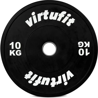 Disque de musculation olympique VirtuFit Noir 10 kg - Publicité Disque de musculation olympique VirtuFit Noir 10 kg - Publicité