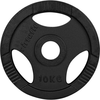 Disque de musculation en fonte VirtuFit Noir 15 kg - Publicité Disque de musculation en fonte VirtuFit Noir 15 kg - Publicité