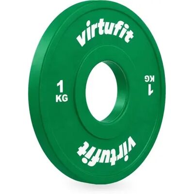 Disque de musculation VirtuFit Vert 1 kg - Publicité Disque de musculation VirtuFit Vert 1 kg - Publicité
