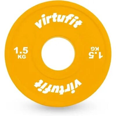 Disque de musculation VirtuFit Jaune 1,5 kg - Publicité Disque de musculation VirtuFit Jaune 1,5 kg - Publicité
