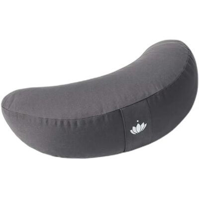 Coussin de yoga en forme de crossant Lotuscrafts Shanti Noir 28x40x12 cm - Publicité Coussin de yoga en forme de crossant Lotuscrafts Shanti Noir 28x40x12 cm - Publicité