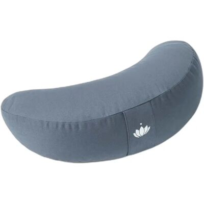 Coussin de yoga en forme de crossant Lotuscrafts Shanti Bleu 28x40x12 cm - Publicité Coussin de yoga en forme de crossant Lotuscrafts Shanti Bleu 28x40x12 cm - Publicité