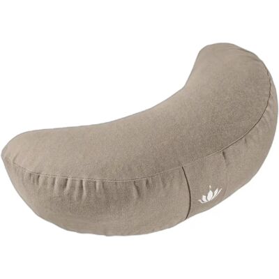 Coussin de yoga en forme de crossant Lotuscrafts Shanti Beige 28x40x12 cm - Publicité Coussin de yoga en forme de crossant Lotuscrafts Shanti Beige 28x40x12 cm - Publicité