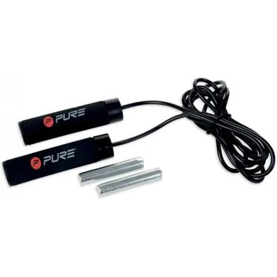 Pure 2improve Corde à sauter Pure2Improve Weighted Noir TU - Publicité Pure 2improve Corde à sauter Pure2Improve Weighted Noir TU - Publicité