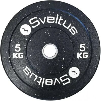 Disque de musculation olympique Sveltus Bumper Noir 45x3 cm - Publicité Disque de musculation olympique Sveltus Bumper Noir 45x3 cm - Publicité