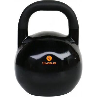 Kettlebell olympique Sveltus 20 kg Noir 23x21x28 cm - Publicité Kettlebell olympique Sveltus 20 kg Noir 23x21x28 cm - Publicité