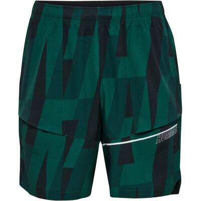 Short avec poche Hummel Court Aop Vert S - Publicité Short avec poche Hummel Court Aop Vert S - Publicité