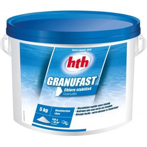 HTH Piscine Hth Granufast granulés de chlore stabilisé 5kg - Publicité HTH Piscine Hth Granufast granulés de chlore stabilisé 5kg - Publicité