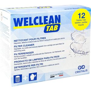 Cristalis Welclean Tab: Pastilles de nettoyage filtres spa - Publicité Cristalis Welclean Tab: Pastilles de nettoyage filtres spa - Publicité