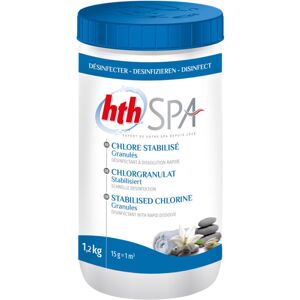 Hth Spa Chlore stabilisé granulés spa - Publicité Hth Spa Chlore stabilisé granulés spa - Publicité