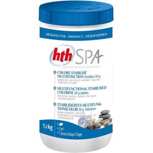 Hth Spa Chlore stabilisé HTH pastille spa Multi-fonction - Publicité Hth Spa Chlore stabilisé HTH pastille spa Multi-fonction - Publicité