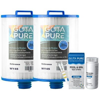 Pure Lot de 2 Filtres PWW50 / 6CH-940 / 60401 / WY45 + Bandelettes 7 en 1 - Publicité Pure Lot de 2 Filtres PWW50 / 6CH-940 / 60401 / WY45 + Bandelettes 7 en 1 - Publicité