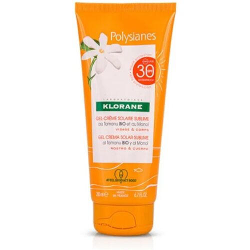 Klorane Polysianes Gel Crème Solaire Sublime Spf30 200ml Image