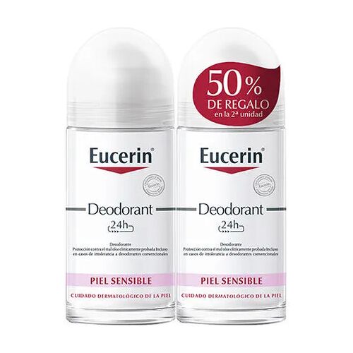Eucerin Déodorant Roll On  Peaux Sensibles 2x50ml Image