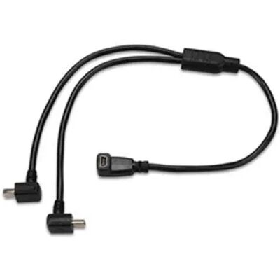 Câble adaptateur double Garmin Noir TU Unisex - Publicité Câble adaptateur double Garmin Noir TU Unisex - Publicité