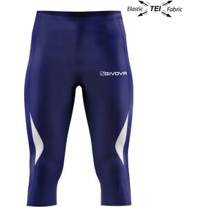 Legging 3/4 Givova Bleu S Unisex - Publicité Legging 3/4 Givova Bleu S Unisex - Publicité