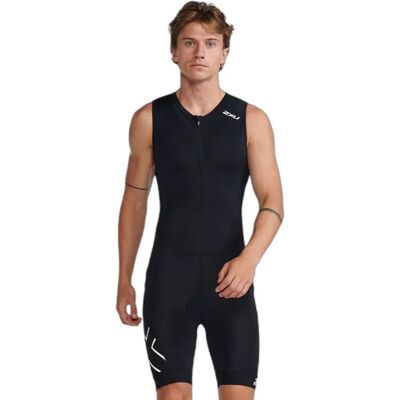 Combinaison de Triathlon Core 2XU - Noir/Blanc - Légère, Soutien, Courte distance - Publicité Combinaison de Triathlon Core 2XU - Noir/Blanc - Légère, Soutien, Courte distance - Publicité