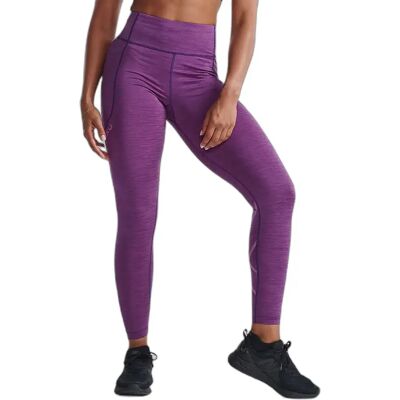 Legging de compression taille haute femme 2XU Aero Violet S Female - Publicité Legging de compression taille haute femme 2XU Aero Violet S Female - Publicité