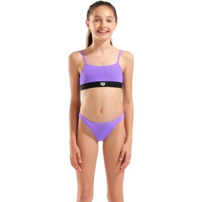 Maillot de bain 2 pièces bande élastique fille Arena Violet 6/7 ans Female - Publicité Maillot de bain 2 pièces bande élastique fille Arena Violet 6/7 ans Female - Publicité