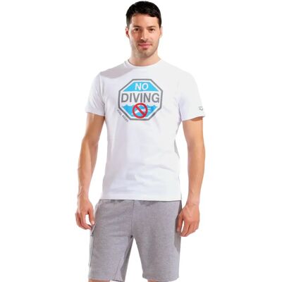 T-shirt Arena Diving Blanc XL Male - Publicité T-shirt Arena Diving Blanc XL Male - Publicité