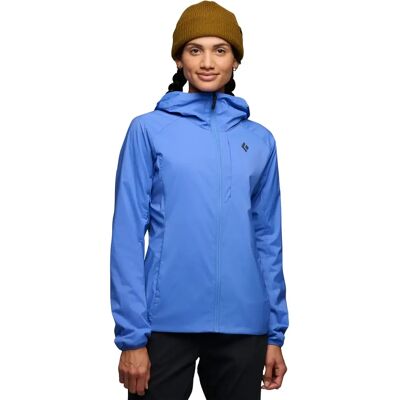Sweatshirt à capuche isolé femme Black Diamond Alpine Start Bleu L Female - Publicité Sweatshirt à capuche isolé femme Black Diamond Alpine Start Bleu L Female - Publicité