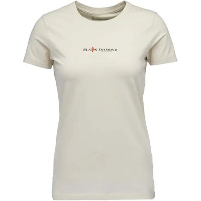 T-shirt femme Black Diamond Heritage Wordmark Blanc L Female - Publicité T-shirt femme Black Diamond Heritage Wordmark Blanc L Female - Publicité