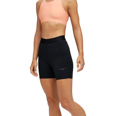 HOKA Femmes Novafly 6'' Short en maille - Équipement de course - Publicité HOKA Femmes Novafly 6'' Short en maille - Équipement de course - Publicité