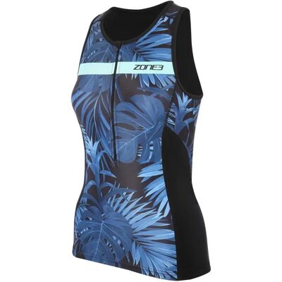 Zone3 Activate+ Palm Tropical sans manches - Haut de triathlon - Publicité Zone3 Activate+ Palm Tropical sans manches - Haut de triathlon - Publicité