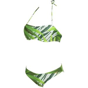 Maillot de bain 2 pièces femme Arena Bandeau Allover Vert 42 Female - Publicité Maillot de bain 2 pièces femme Arena Bandeau Allover Vert 42 Female - Publicité