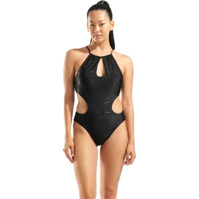 Maillot de bain 1 pièce femme Arena LogoType Noir M Female - Publicité Maillot de bain 1 pièce femme Arena LogoType Noir M Female - Publicité