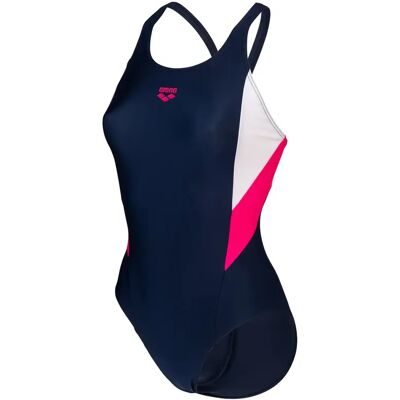 Maillot de bain 1 pièce dos en V femme Arena Panel Bleu 48 Female - Publicité Maillot de bain 1 pièce dos en V femme Arena Panel Bleu 48 Female - Publicité