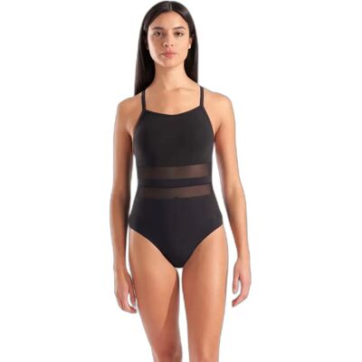 Maillot de bain 1 pièce femme Arena Mesh Equals Noir 48 Female - Publicité Maillot de bain 1 pièce femme Arena Mesh Equals Noir 48 Female - Publicité