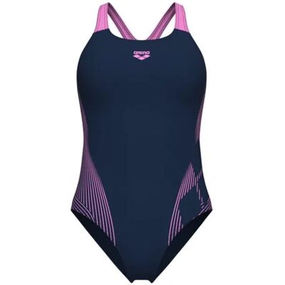 Maillot de bain 1 pièce femme Arena Lily Pro Back LB Bleu 48 Female - Publicité Maillot de bain 1 pièce femme Arena Lily Pro Back LB Bleu 48 Female - Publicité