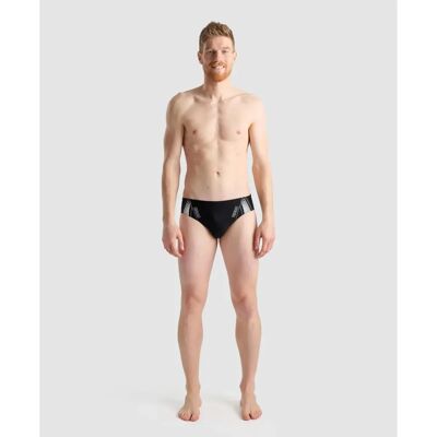 Slip de bain imprimé Arena Graphic Noir 75 Male - Publicité Slip de bain imprimé Arena Graphic Noir 75 Male - Publicité