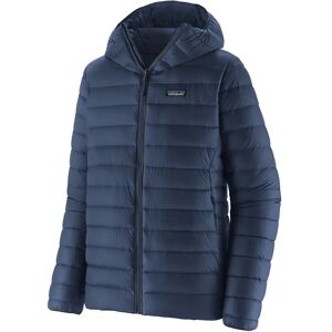 Doudoune full zip à capuche Patagonia Down Bleu L Male - Publicité Doudoune full zip à capuche Patagonia Down Bleu L Male - Publicité
