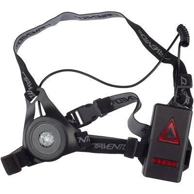 Gilet de running à visibilité rechargeable Avento Noir TU Unisex - Publicité Gilet de running à visibilité rechargeable Avento Noir TU Unisex - Publicité