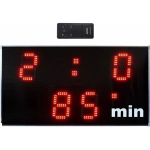 Panneau d'affichage 9 minutes avec télécommande Sporti Derby Noir TU - Publicité Panneau d'affichage 9 minutes avec télécommande Sporti Derby Noir TU - Publicité