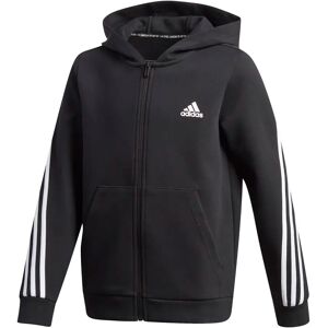adidas Enfants Hoodie Fermeture Éclair Complete à 3 Bandes - Noir - Publicité adidas Enfants Hoodie Fermeture Éclair Complete à 3 Bandes - Noir - Publicité