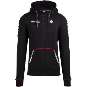 Sweatshirt à capuche zippé Gorilla Wear Georgia Noir M - Publicité Sweatshirt à capuche zippé Gorilla Wear Georgia Noir M - Publicité