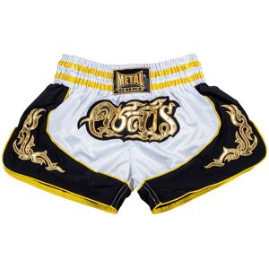 Short de boxe Thaï Metal Boxe Lumpunee Blanc XL - Publicité Short de boxe Thaï Metal Boxe Lumpunee Blanc XL - Publicité