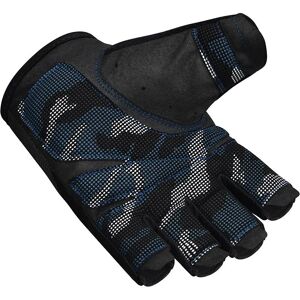 Gants de Fitness RDX T2 - Mi-doigt, Bleu, Soutien poignet - Publicité Gants de Fitness RDX T2 - Mi-doigt, Bleu, Soutien poignet - Publicité