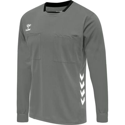 Hummel T-Shirt de Homme - Referee Chevron Jersey L/S - Chemise de Sport - Publicité Hummel T-Shirt de Homme - Referee Chevron Jersey L/S - Chemise de Sport - Publicité