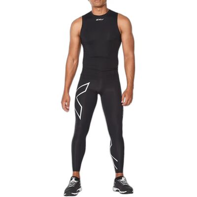 Maillot de compression sans manches 2XU Core Noir S - Publicité Maillot de compression sans manches 2XU Core Noir S - Publicité