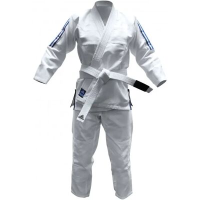 Kimono Jiu-jitsu adidas JJ250 Polybag Blanc 110 cm - Publicité Kimono Jiu-jitsu adidas JJ250 Polybag Blanc 110 cm - Publicité