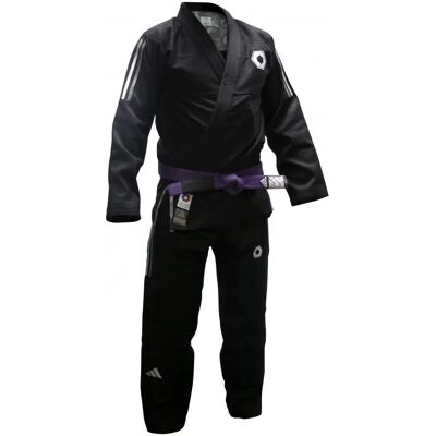 Kimono Jiu-jitsu adidas JJ430 Contest CFJJB Noir 150 cm - Publicité Kimono Jiu-jitsu adidas JJ430 Contest CFJJB Noir 150 cm - Publicité