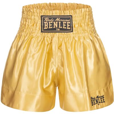 Short de boxe Thaï Benlee Uni Thai Doré 2XL - Publicité Short de boxe Thaï Benlee Uni Thai Doré 2XL - Publicité