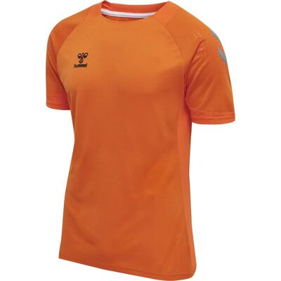 T-shirt HUMMEL Lead Poly Tigre Orange - Vêtements de Sport - Publicité T-shirt HUMMEL Lead Poly Tigre Orange - Vêtements de Sport - Publicité