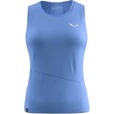 SALEWA - Puez Sporty Dry'Ton Tanktop Damen - Bleu - Tank top - Publicité SALEWA - Puez Sporty Dry'Ton Tanktop Damen - Bleu - Tank top - Publicité