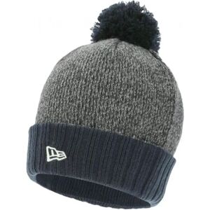 Bonnet à pompon tricoté New Era Gris TU - Publicité Bonnet à pompon tricoté New Era Gris TU - Publicité